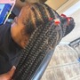 Kid's Braids (with weave and beads)