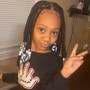 Kid's Braids (with weave and beads)