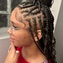 Kid's braided ponytail (ages 5-12)