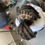 Invisible locs midback or shoulder length