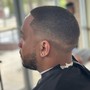 Men’s haircut with beard trim without clr