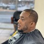 Men’s haircut with beard trim without clr