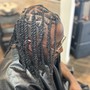 Loc retwist with double stranded twist