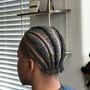 Cornrows w/ Hair added