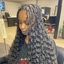 Medium Goddess Braids/Hair provided/ Butt length