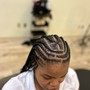 Kid's knotless braids