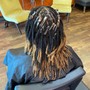 Braids over Locs- Hair is not included