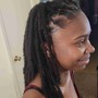 Large boho knotless braids