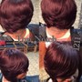 Short style add weave with rinse