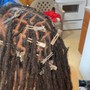 Loc Retwist- Ear/Shoulder length