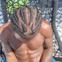 Men’s Braids (fade)