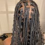 Larger Knotless braids