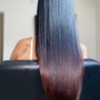 Bonding Hair Extensions per glued track