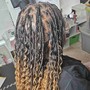 Medium Mid-back Goddess Box Braids