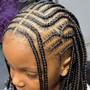 Kid's Tribal Knotless Braids