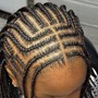 Kid's Tribal Knotless Braids