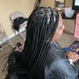 Half Feed In Braids, Half Sew In