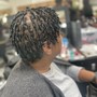 Senegalese Twist with textured hair