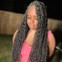 Knotless braids (medium)