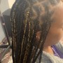 med knotless Braids