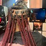 Smedium Knotless bob with beads