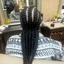 Straight backCornrows NATURAL HAIR