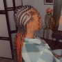 Medium Boho knotless Braids w/ real human hair