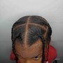 Flat Twists(Natural Hair/no hair added)