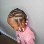 Kid Braids (Toddlers 1-3 years old) No hair added