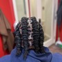 Wash and braid down/ women only