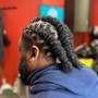 Full head loc retwist