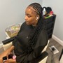 Feed in braids/hair included