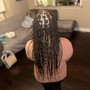 Medium knotless Braids