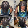 Locs style add on