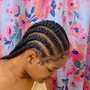 Braided ponytail