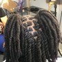 Loc Interlock Half Head  ($20 Basic Loc Style Add On)