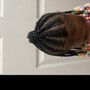 Little Girls Braids with Weave