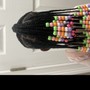 Little Girls Braids with Weave