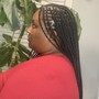 Braid Bar Styles / 2 Feed-In Braids (French braids)