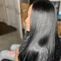 Medium knotless back length