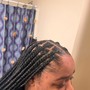 Smedium boho braid bob