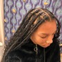 Mermaid knotless braids (extra boho)