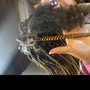 Boho Knotless Touch up HUMAN HAIR INCLUDED