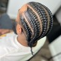 Stitch Braids on Natural Hair