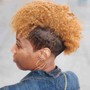 Natural Hair Updo w/Hair added