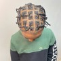 Kids Braids with Natural hair