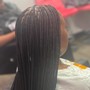 Knotless box braids