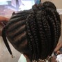 Medium Knotless Box Braids