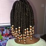 Large Knotless Box Braids