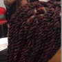 Crochet Curly all over Knotless